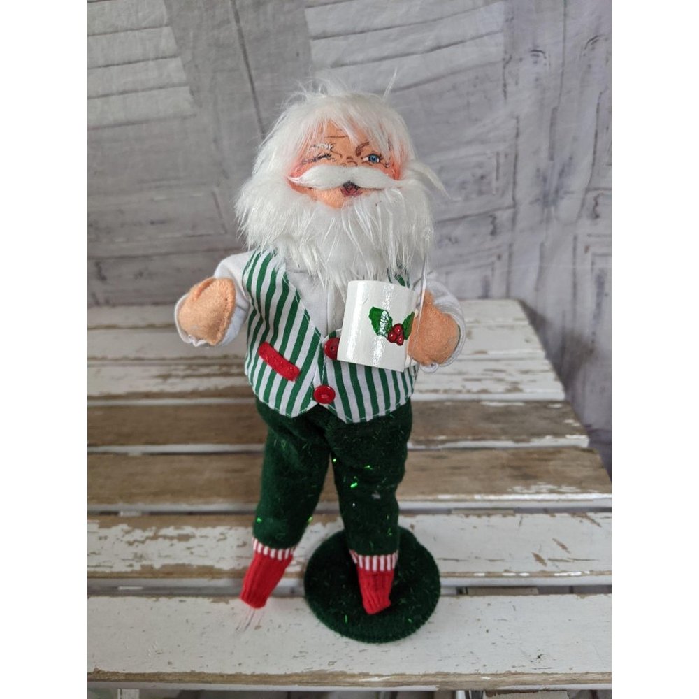 Annalee Santa coffee cup mug Xmas decor 2006‎